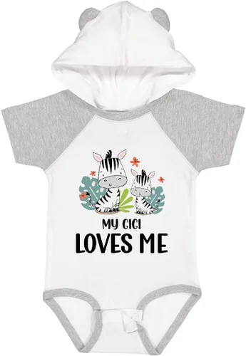 Miniatura 9 de inktastic Body para bebé Zebra My Gigi Loves Me