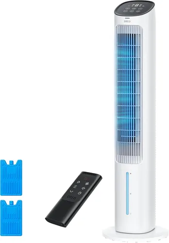 DREO Ventilador de aire acondicionado portátil, ventiladores de pie de 40 pulgadas que soplan aire frío, aire acondicionado portátil, enfriador de