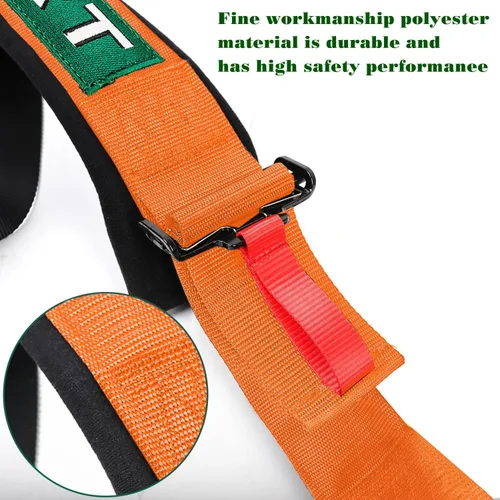 Miniatura 4 de DING.PAI 5 Point Racing Harness SFI Approved Protection Heavy Duty Shoulder Pads Quick Release Cam Lock