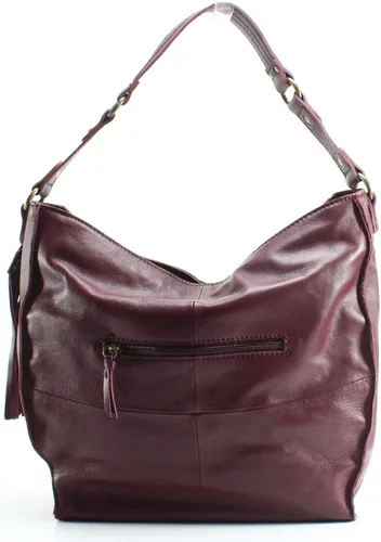 Miniatura 2 de The Sak Silverlake Bolso Hobo de piel con retazos en Cabernet (púrpura)