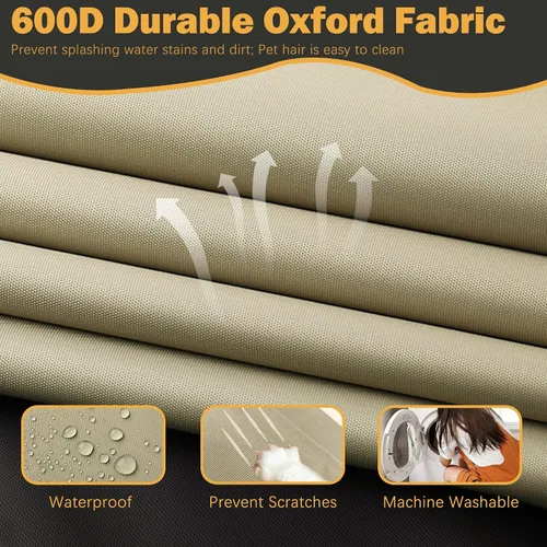 Miniatura 4 de Sqodok - Fundas para cojines de patio de 18 x 18, fundas impermeables para cojines de exterior de repuesto, 2 unidades, fundas para asientos