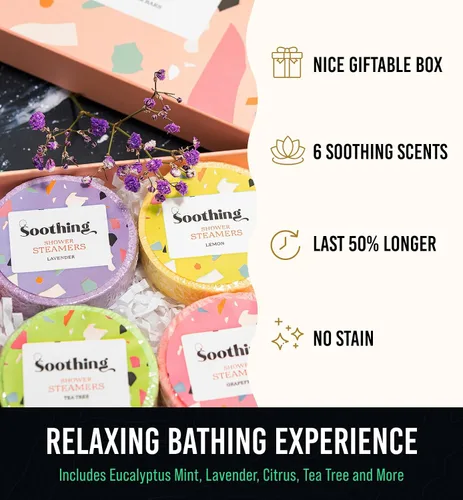 Miniatura 4 de Regalos para el día de San Valentín para ella, vaporizadores de ducha, juego de regalo de aromaterapia, regalos de San Valentín para mamá, esposa