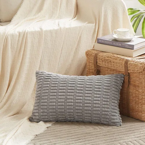 Miniatura 39 de Fancy Homi - Paquete de 2 fundas de almohada decorativas de color taupe de 22 x 22 pulgadas para sala de estar, sofá, cama, estilo rústico, bohemio