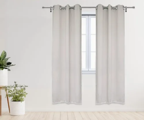 Miniatura 24 de YOUR CHAIR COVERS - Cortinas opacas de poliéster con ojales - (negro 52 x 63 pulgadas - juego de 2) - para oscurecer la habitación, dormitorio, sala