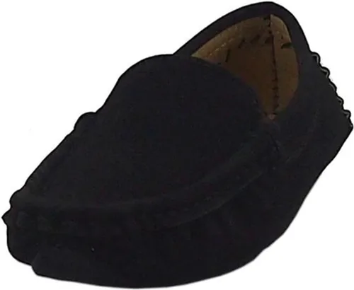 Miniatura 5 de Mocasines de piel de ante sin cordones para niñas y niños, zapatos de vestir, zapatos planos Oxford