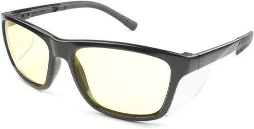 Miniatura 6 de METEL Lentes de seguridad M40 – Protección ocular ligera con protectores laterales, lentes antiarañazos, patillas flexibles, ANSI Z87.1