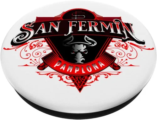 Miniatura 2 de San Fermín Pamplona Sanfermines Encierro Navarra PopSockets intercambiables PopGrip