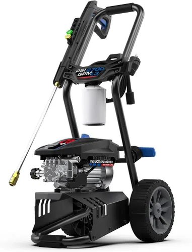 Miniatura 12 de AR Blue Clean AR2N1 Lavadora de Presión Eléctrica - 2050 PSI, 1.4 GPM, 13 Amperios, Accesorios de Conexión Rápida, Carrito Desmontable 2 en 1