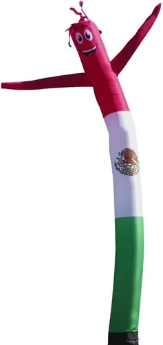México - Marioneta inflable de 20 pies de alto para hombre, juguete de bailarín para exteriores, solo bailarín de repuesto