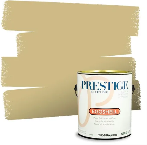 Miniatura 42 de PRESTIGE Paints Exterior Paint and Primer In One, 1-Gallon, Satin, Comparable Match of Benjamin Moore* Royal Linen* 931BM-PCM