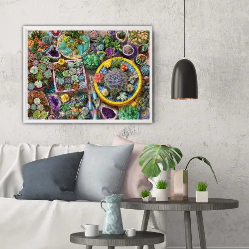 Miniatura 3 de Anatolian Puzzle - Cacti Pots, rompecabezas de 1000 piezas, 1122, multicolor