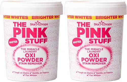Miniatura 7 de Stardrops - The Pink Stuff - The Miracle - Polvo Quitamanchas Oxi para Lavandería, Específicamente Formulado para Blancos, 1 kg