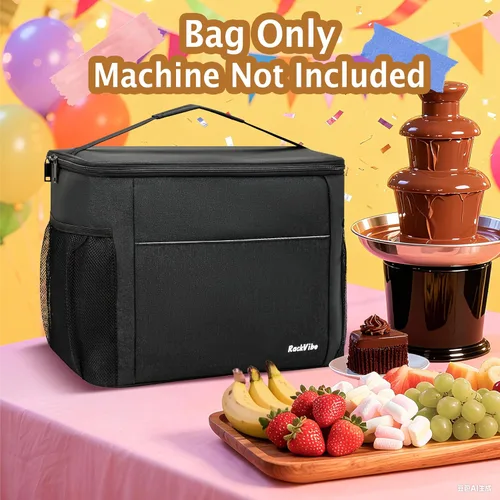 Miniatura 2 de Bolsa de almacenamiento para máquina de fuente de chocolate, compatible con la máquina eléctrica Nostalgia de 3/4 niveles para fondue de chocolate