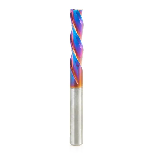 Miniatura 12 de Amana Tool 46051-K SC Spektra Extreme Tool Life Coated Spiral Plunge 1/8 de diámetro x 1/2 CH x 1/4 SHK 2 pulgadas de largo