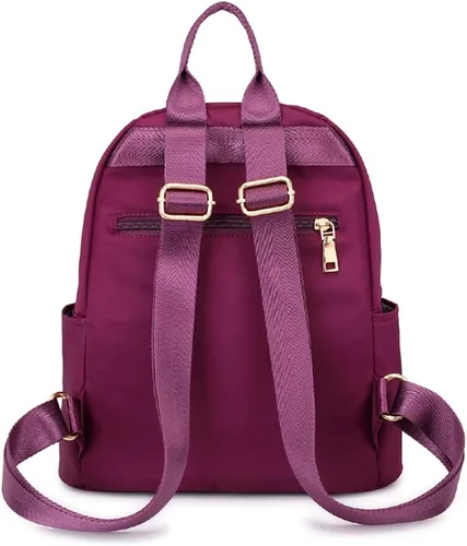 Miniatura 3 de Collsants Pequeña mochila de nailon para mujer, ligera, mini mochila de viaje, Azul, Mochilas de moda
