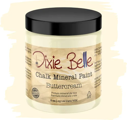 Miniatura 171 de Dixie Belle Paint Company - Pintura con acabado de tiza para muebles, color negro (Caviar), 1 galón, 128 fl oz, pintura mineral color rosa intenso