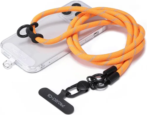 Miniatura 8 de 1 cordón para teléfono, 2 lengüetas para teléfono, cordones para teléfono celular alrededor del cuello, cordón de cuerda, correa universal ajustable