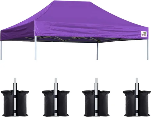 Miniatura 36 de Eurmax USA toldo desplegable de repuesto, cubierta superior para tienda de campaña, armado instantáneo, solo la cubierta superior, 4 bolsas