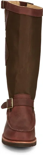Miniatura 6 de Chippewa Botas de serpiente, puntera MOCC con cremallera y cremallera trasera para hombre de 17 pulgadas