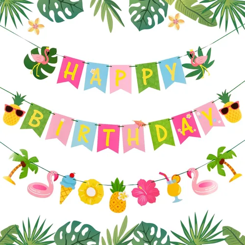 Miniatura 22 de SUNBEAUTY Pancarta de Feliz Cumpleaños de Fresa, Pancarta Colgante de Fiesta de Frutas Rojas Berry Sweet, Decoraciones de Cumpleaños de Fresa
