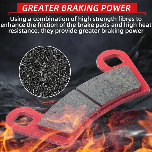 Miniatura 3 de Pastillas de freno delanteras y traseras compatibles con Polaris RZR 800 2008-2014 800 EPS 2010-2014 570 EPS 2013-2015 4 juegos de cerámica FA456