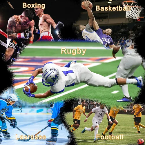 Miniatura 5 de Protector bucal de fútbol, 2 piezas, boquilla, fútbol, deportes juveniles, con correa, protectores bucales para atletas jóvenes y adultos, hockey