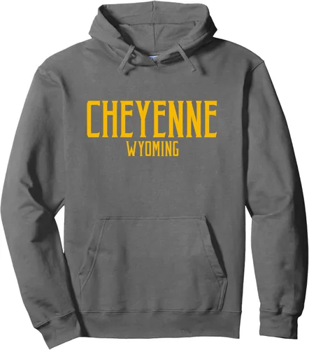 Miniatura 8 de Cheyenne Wyoming WY - Sudadera con capucha con estampado de ámbar