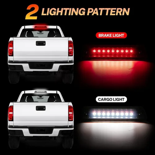 Miniatura 2 de AUTOXBERT Luz de Freno Tercera para Ford F150 2009 2010 2011 2012 2013 2014 2009-2014 Luz de Freno LED de Montaje Alto Impermeable de Tercera Luz