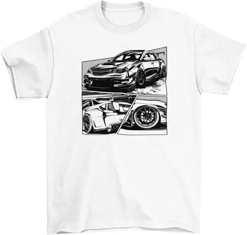 Miniatura 25 de Subie Generation Cars - Camiseta de manga corta para adultos, mecánico japonés de carreras, regalo para amantes de los automóviles, entusiastas
