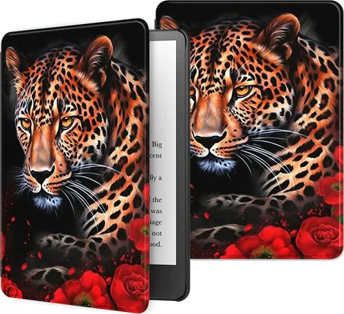 Miniatura 84 de Funda para Kindle básico de 6 pulgadas (11.ª generación), múltiples ángulos, piel sintética, delgada, con función de encendido y apagado automático
