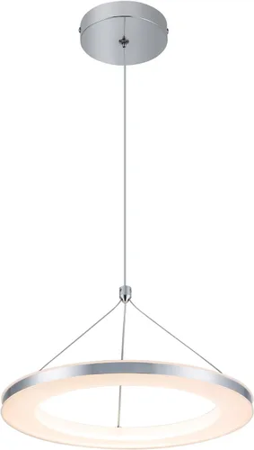 Miniatura 8 de CHYING Lámparas colgantes LED para isla de cocina, lámpara de araña de anillo moderno de 11.8" 15W, luz cálida blanca, lámpara colgante de techo