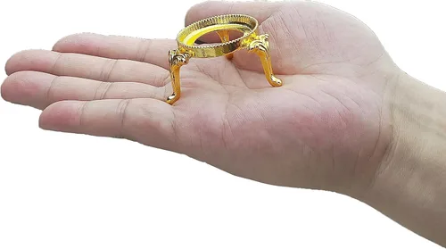 Miniatura 3 de 9 piezas soporte para bola de cristal para exhibición de cristal de vidrio y rocas naturales, soporte de exhibición esférico, para esfera o piedra