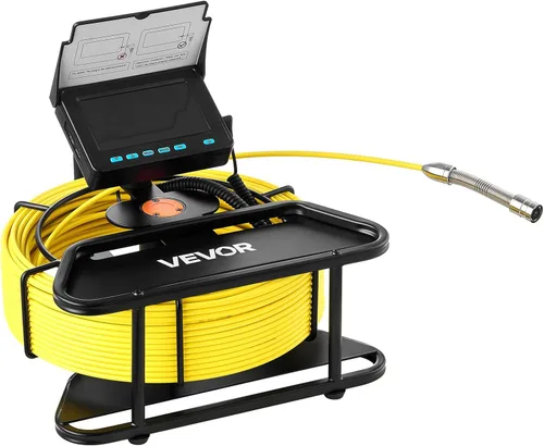 Miniatura 9 de Cámara de alcantarillado VEVOR, 66 pies/20m, cámara de inspección de drenaje de 4.3", cámara de plomería serpiente impermeable IP68 con luces - 6