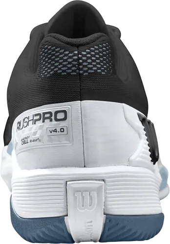 Miniatura 5 de WILSON Tenis Rush Pro 4.0 para mujer, NegroBlancoAzul China