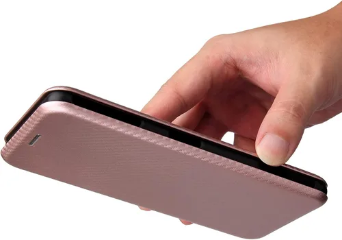 Miniatura 4 de Funda compatible con Xiaomi Redmi K40 Gaming de fibra de carbono con tapa de protección completa, funda de fibra de carbono PU + TPU híbrida a