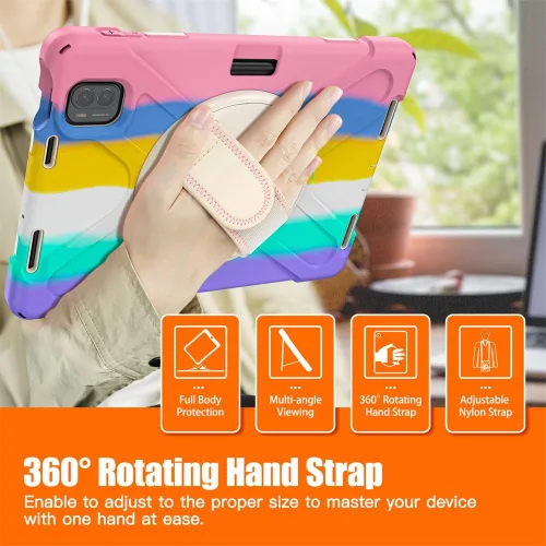 Miniatura 7 de Para Xiaomi Pad 5 / Xiaomi Pad 5 Pro Funda de tableta de 11.0 pulgadas 3 en 1 Marco de plástico duro + doble silicona