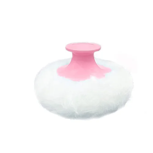 Soplo de polvo corporal para polvo de polvo, soplo de polvo para mujer para baño y viajes (rosa)
