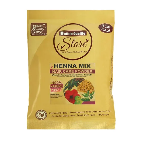 Online Quality Store Polvo de mezcla de henna con Shikakai, Methi, Amla, Bringraj, hibisco, Neem y Heena para lavado de cabello|Mehndi Mix