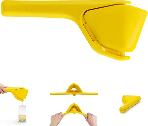 Dreamfarm Original Lemon Fluicer - Exprimidor de cítricos plegable y fácil de apretar, 10 pulgadas, se adapta a lima y limón