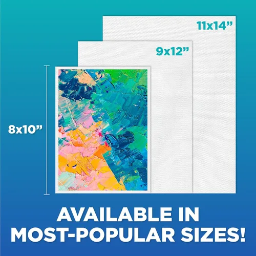 Miniatura 7 de Horizon Group USA Lienzo extendido de 28 unidades, 11 x 14 pulgadas / 27.94 x 35.56 cm, paquete de 8 unidades, 16 mm / 0.63 pulgadas de grosor, 100%