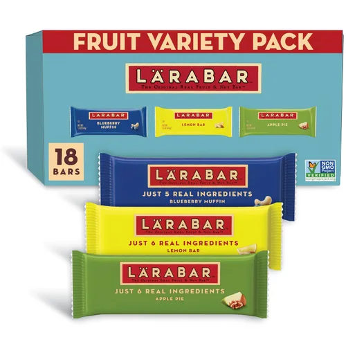 Larabar - Paquete variado de barras de frutas y nueces, sin gluten y veganas, 28.8 onzas, 18 unidades