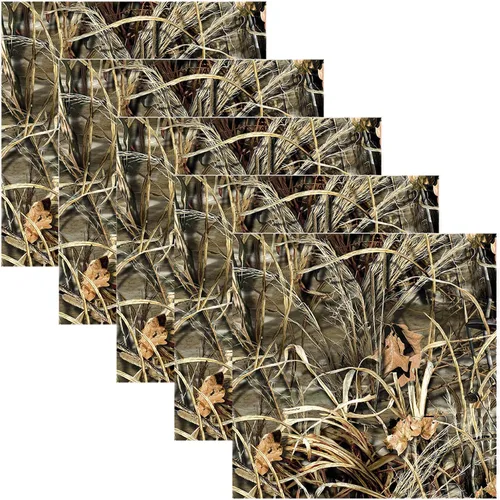 Miniatura 6 de Hojas de vinilo autoadhesivas de camuflaje de 12 x 12 pulgadas, vinilo permanente surtido de camuflaje, funciona con cortadores de manualidades