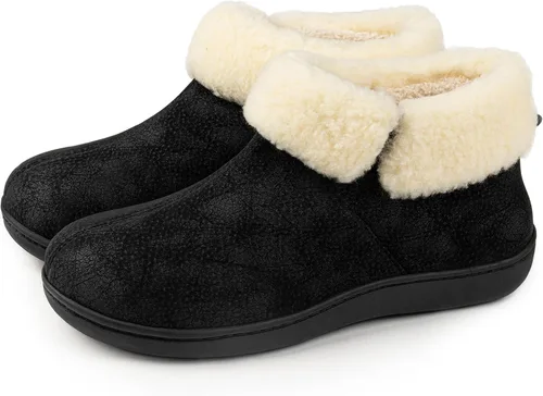 Miniatura 4 de RockDove Pantuflas tipo botín Sierra de piel sintética para mujer