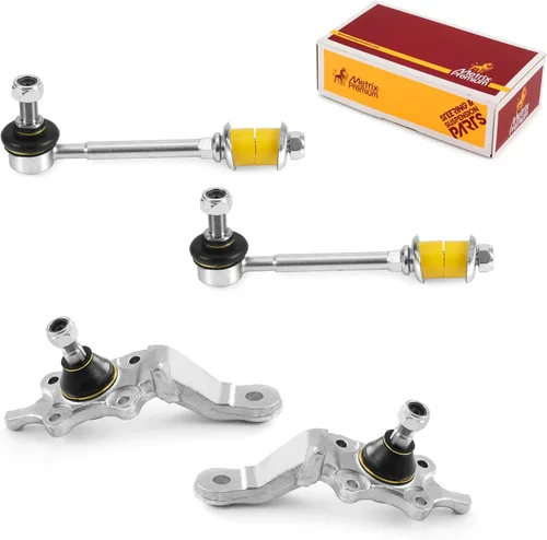 Miniatura 275 de Metrix Premium Chassis Parts - Juego de 4 piezas de articulación de rótula superior y barra estabilizadora delantera para Ford Ranger RWD 1998-2011