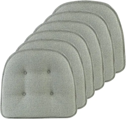 Miniatura 39 de Cojines antideslizantes para silla, ensamblados en Estados Unidos, almohadillas de asiento antideslizantes en forma de U para comedor, cocina
