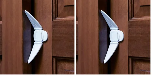 Miniatura 9 de Toddleroo by North States - Cerradura de puerta corredera y ventana para protección de bebés: Cerradura de puerta corredera para seguridad infantil