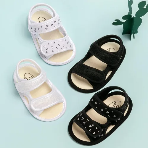 Miniatura 4 de Sawimlgy Sandalias de verano para bebés y niñas, zapatos de flores de verano, suela de goma, malla de piel sintética, para bebés, primeros pasos