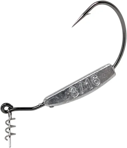 Miniatura 2 de Reaction Tackle Ganchos de pesca con peso para pesca de lubina, anzuelos de pesca sin malas hierbas con bloqueo giratorio para agua dulce y salada