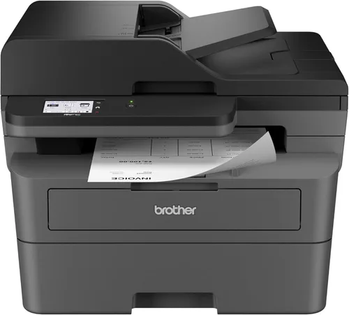 Miniatura 10 de Impresora láser monocromática compacta inalámbrica Brother MFC-L2820DW todo en uno con copia, escaneo y fax, impresión a doble cara, blanco y negro