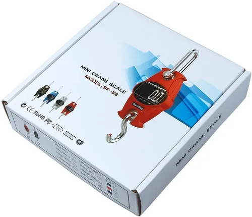 Miniatura 5 de Klau - Báscula digital de pescado, grúa industrial de 661.4 lbs/600 libras, color negro Sensor de alta precisión, escala colgante, para la caza